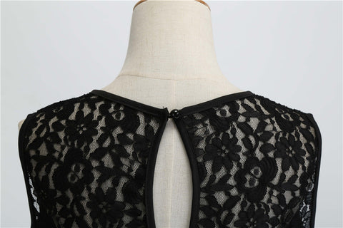 Image of 1950's Lace Vintage Cocktail Party Dress - Itopfox