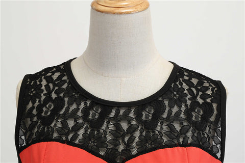 Image of 1950's Lace Vintage Cocktail Party Dress - Itopfox