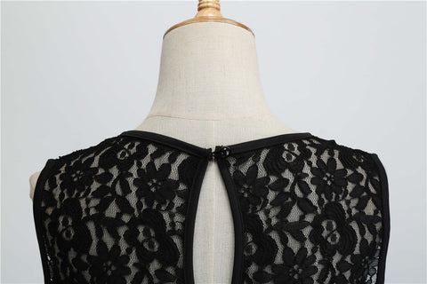 Image of 1950's Lace Vintage Cocktail Party Dress - Itopfox