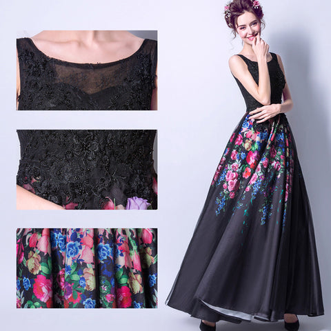 Image of Lace Beading Evening Cocktail Gowns - Itopfox