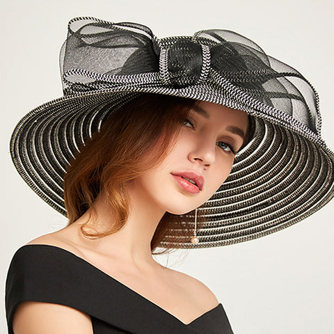 Image of Organza Kentucky Derby Cloche Hat - Itopfox