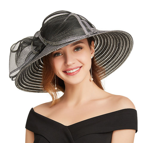 Image of Organza Kentucky Derby Cloche Hat - Itopfox