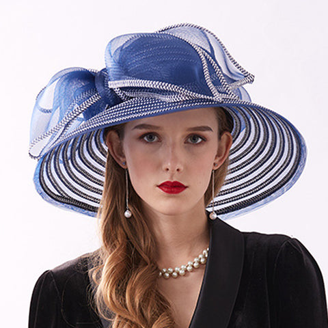 Image of Organza Kentucky Derby Cloche Hat - Itopfox