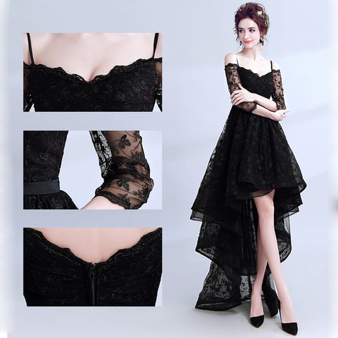 Image of Half Sleeve Lace Cocktail Dress - Itopfox