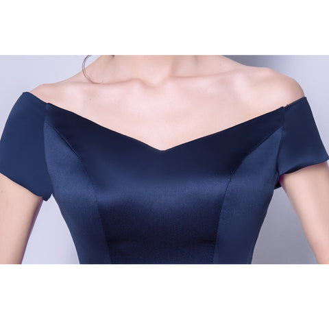 Image of Irregular Hem Banquet Cocktail Dress - Itopfox