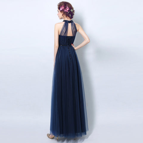 Image of Halter Off Shoulder Maxi Full Dress - Itopfox