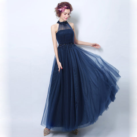 Image of Halter Off Shoulder Maxi Full Dress - Itopfox