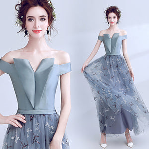 Sweetheart Neckline Maxi Prom Dress - Itopfox