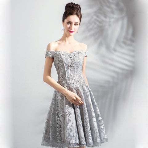 Image of Boat Neck Midi Full Dress - Itopfox