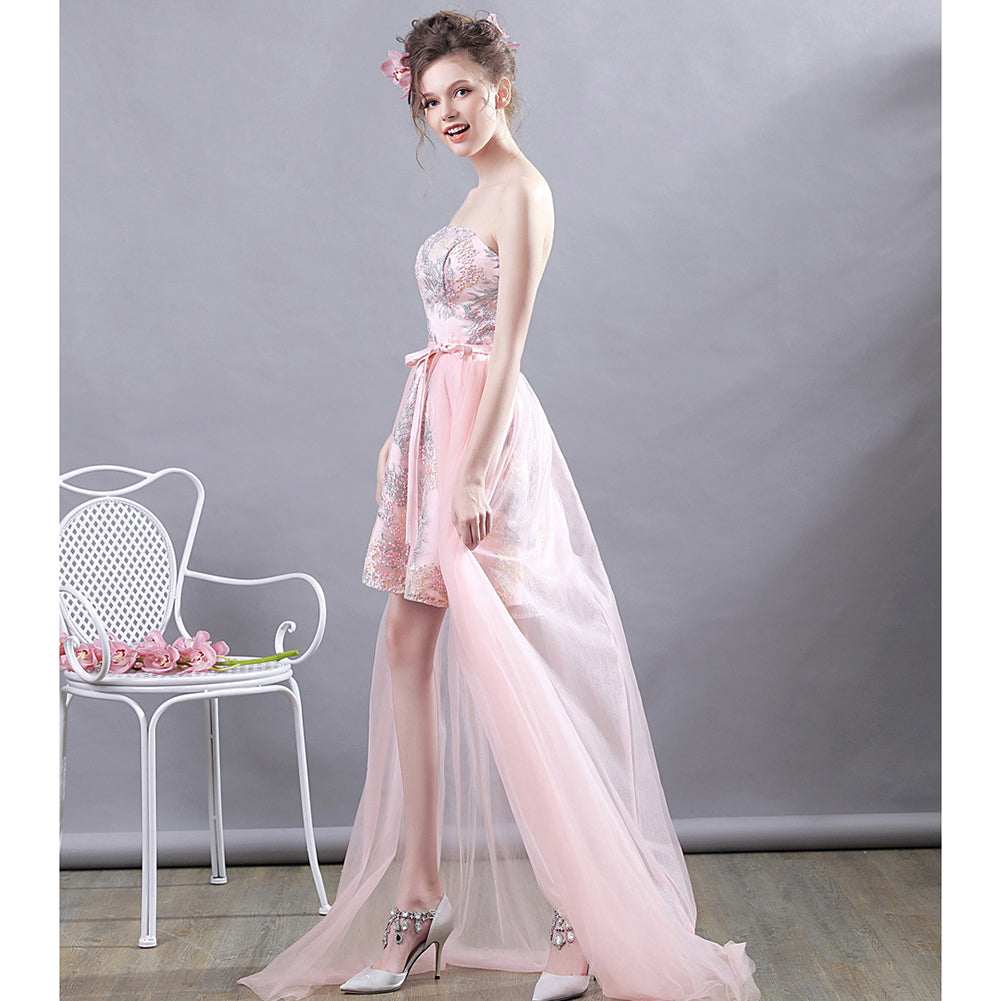 Strapless Fish Tail Prom Dress - Itopfox