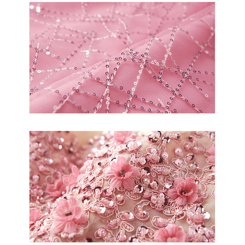 Image of Sleeveless Paillettes Homecoming Dress - Itopfox