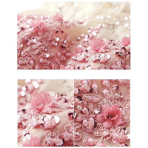 Image of Sleeveless Paillettes Homecoming Dress - Itopfox