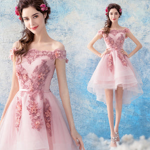 Boat Neck Bubble Dress - Itopfox