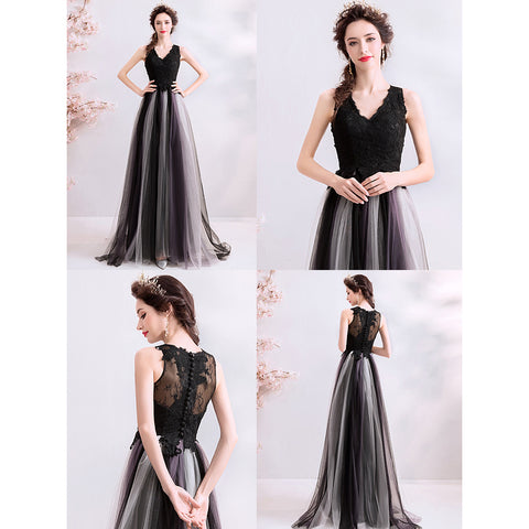 Image of Sleeveless Chiffon Prom Dress - Itopfox