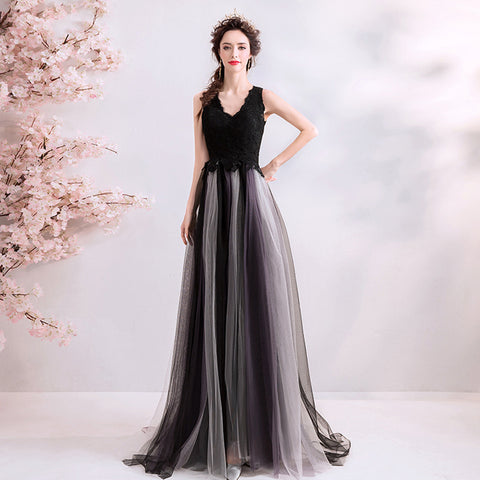 Sleeveless Chiffon Prom Dress - Itopfox