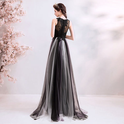 Image of Sleeveless Chiffon Prom Dress - Itopfox