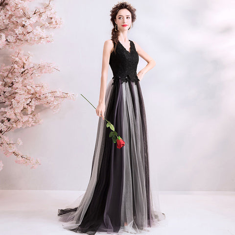 Image of Sleeveless Chiffon Prom Dress - Itopfox