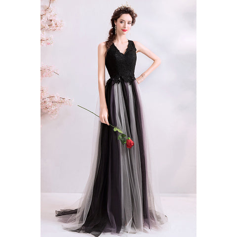 Image of Sleeveless Chiffon Prom Dress - Itopfox