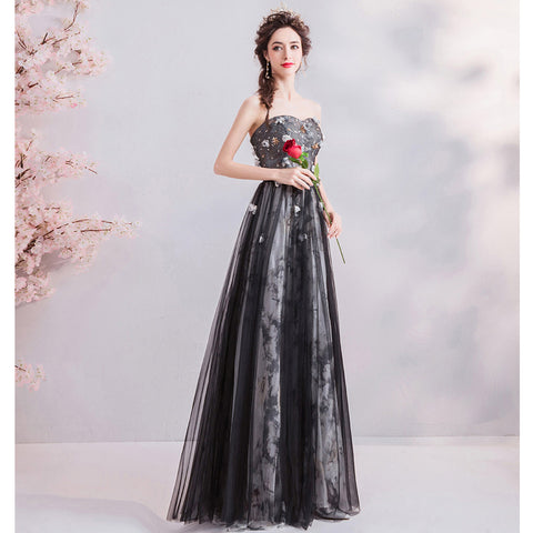 Image of Sweetheart Chiffon Maxi Prom Dress - Itopfox