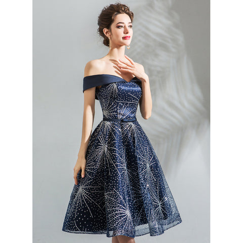 Image of Starry A-Line Midi Dress - Itopfox