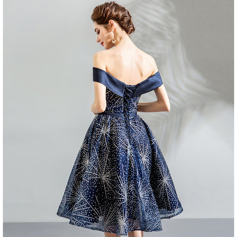 Image of Starry A-Line Midi Dress - Itopfox