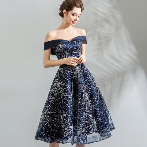 Image of Starry A-Line Midi Dress - Itopfox