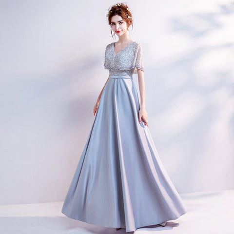 Image of Tunic Maxi Bridesmaid Dress - Itopfox