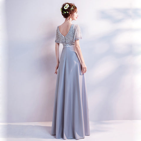 Image of Tunic Maxi Bridesmaid Dress - Itopfox