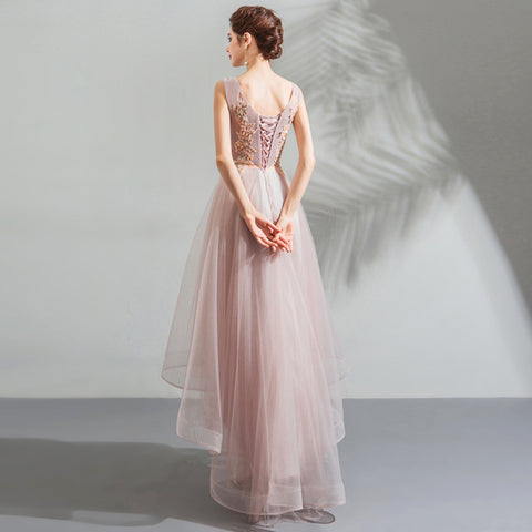 Image of Irregular Chiffon Prom Dress - Itopfox