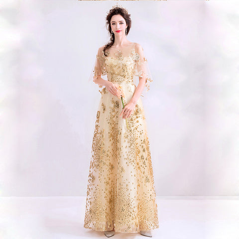Image of Paillettes Maxi Full Dress - Itopfox