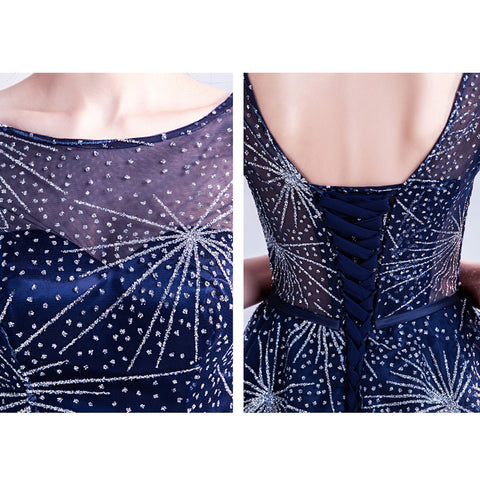 Image of Starry Half Sleeve Midi Dress - Itopfox