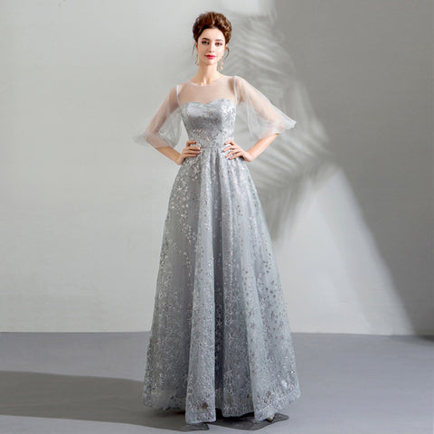 Image of Half Sleeve Sweetheart Maxi Dress - Itopfox