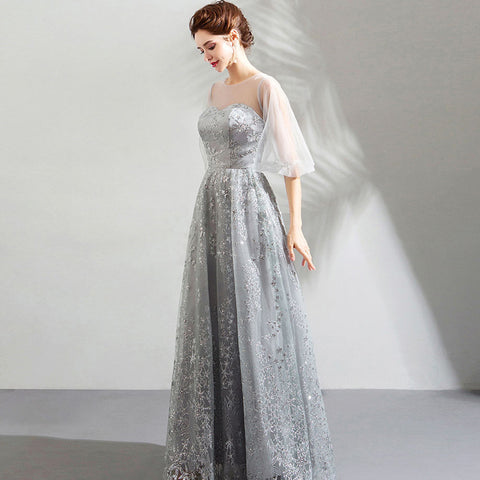 Image of Half Sleeve Sweetheart Maxi Dress - Itopfox