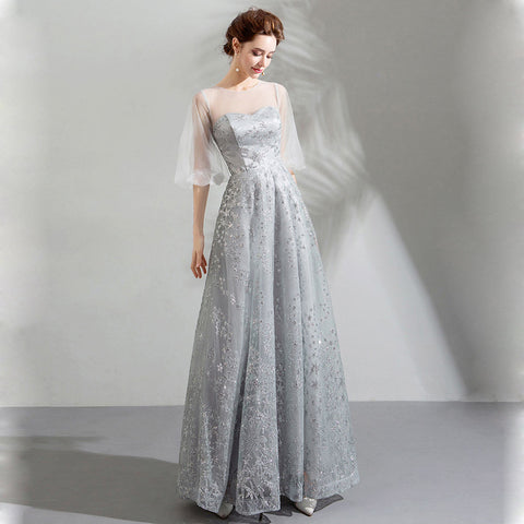 Image of Half Sleeve Sweetheart Maxi Dress - Itopfox