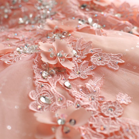 Image of Lace Embroidery V-Neck Maxi Dress - Itopfox