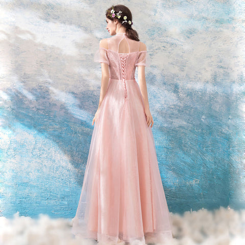 Image of Beading Off Shoulder Full Dress - Itopfox