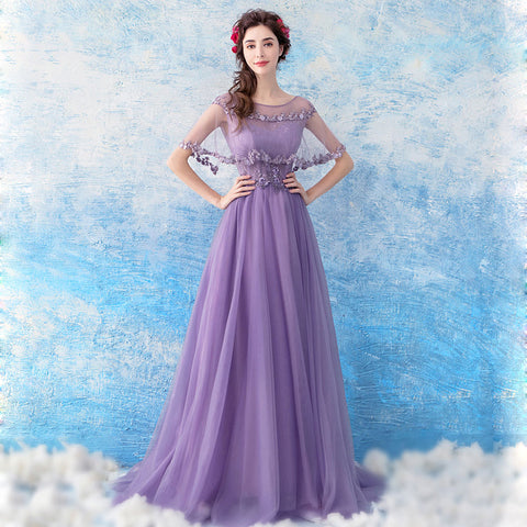 Image of Tunic Maxi Length Prom Dress - Itopfox