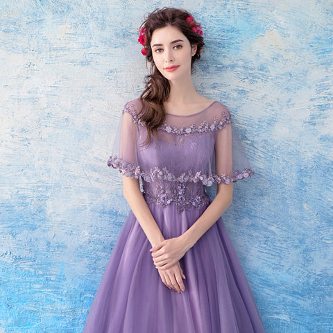 Image of Tunic Maxi Length Prom Dress - Itopfox