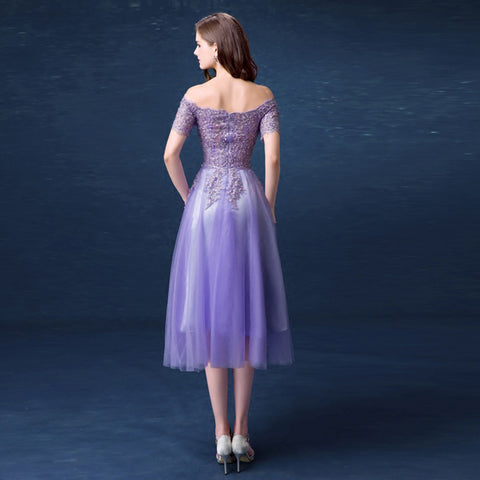 Image of Boat Neck Midi Length Dress - Itopfox