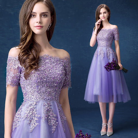 Image of Boat Neck Midi Length Dress - Itopfox