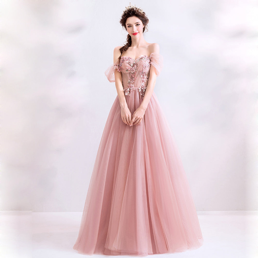 Strapless Sweetheart Prom Dress - Itopfox