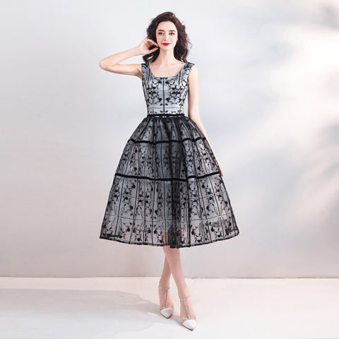 Image of Sleeveless Double Layered Midi Dress - Itopfox