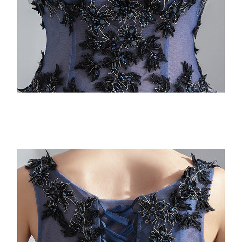 Image of Sleeveless Lace Decoration Maxi Dress - Itopfox