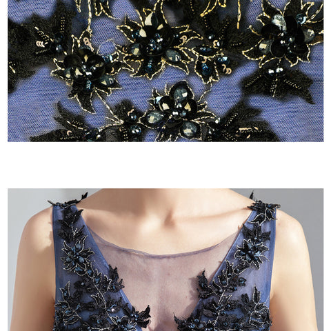 Image of Sleeveless Lace Decoration Maxi Dress - Itopfox