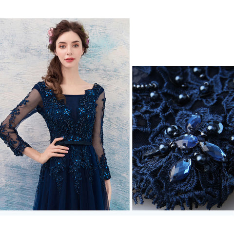 Image of Long Sleeve Beadings Maxi Dress - Itopfox