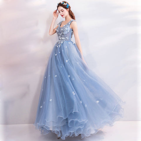 Image of Cap Sleeve Chiffon Maxi Dress - Itopfox