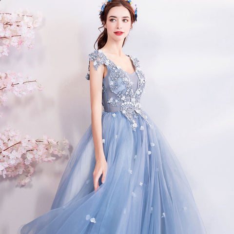 Image of Cap Sleeve Chiffon Maxi Dress - Itopfox