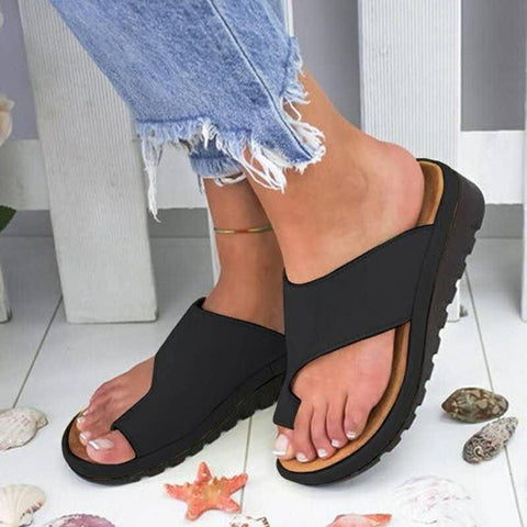 Image of Platform Open Toe Slipper Sandals - Itopfox