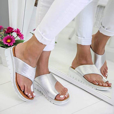 Image of Platform Open Toe Slipper Sandals - Itopfox