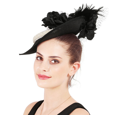 Image of Wedding Bridal Cocktail Fascinator Hat